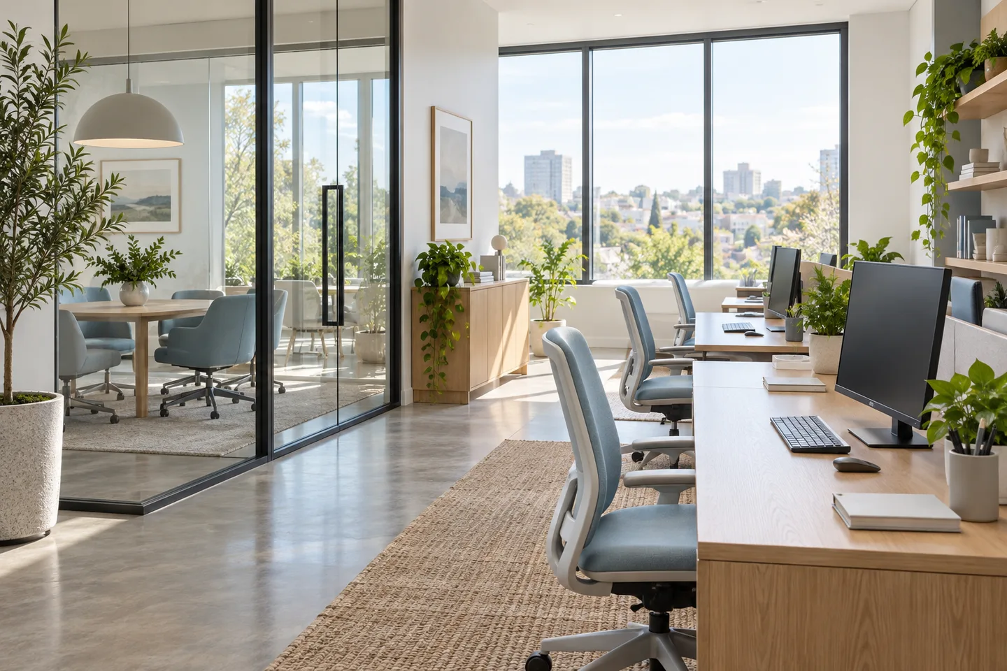 Illustrative office interior